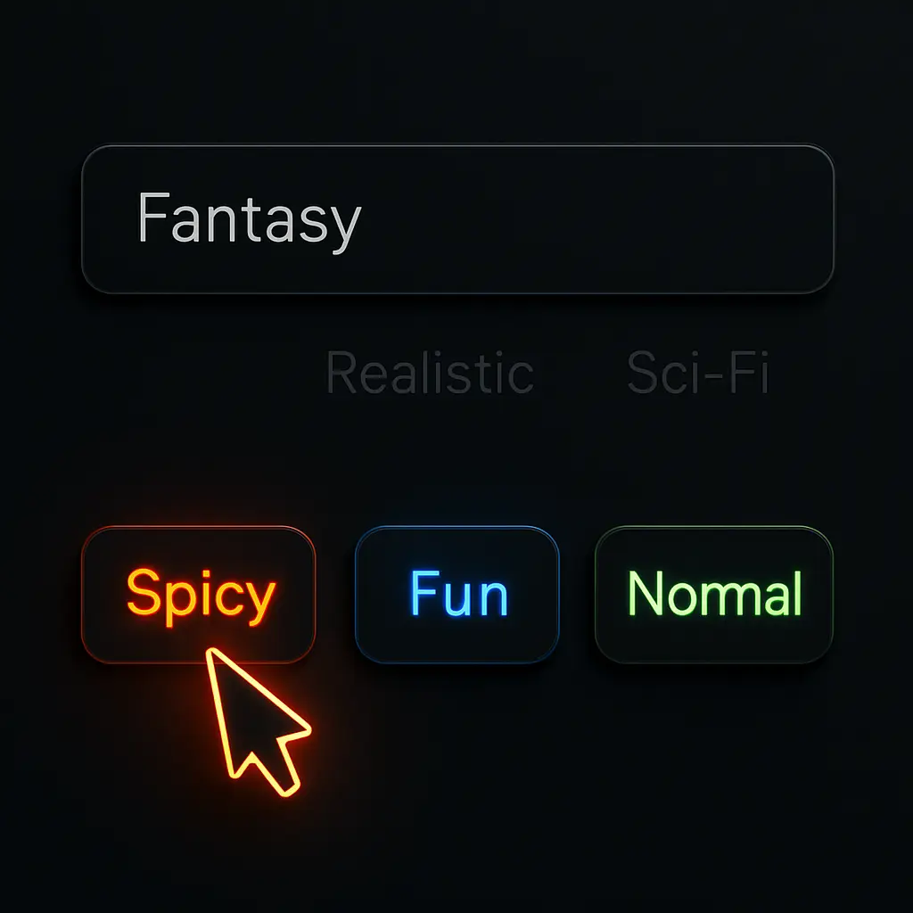 Select generation modes in Grok Imagine